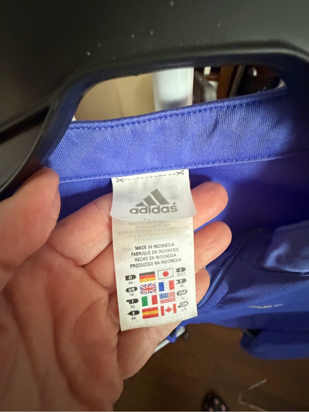 adidas Lavender Long-Sleeve Climalite Top with Quarter Zip, L, like new - Picture 4 of 9